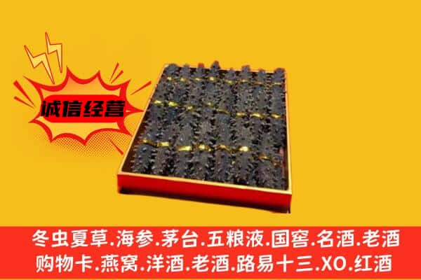 武义县回收海参